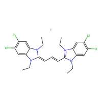 JC-1，47729-63-5，A cationic, fluorescent, carbocyanine dye that can be used as a ratiometric indicator of mitochondrial potential δΨm in cells, tissues, and isolated mitochondria.，阿拉丁
