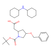 Boc-β-Homohyp(Bzl)-OH(二环己基铵)盐,336182-09-3,工业级, ≥85%(HPLC),阿拉丁
