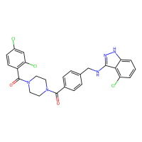 (4-(4-(((4-Chloro-1H-indazol-3-yl)amino)methyl)benzoyl)piperazin-1-yl)(2,4-dichlorophenyl)methanone,Moligand™,阿拉丁
