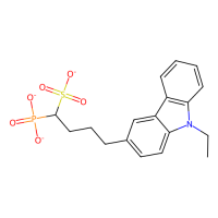 4-(9-ethyl-9H-carbazol-3-yl)-1-phosphonatobutane-1-sulfonate，Moligand™，阿拉丁