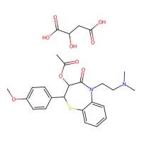 [(2S,3S)-5-[2-(dimethylamino)ethyl]-2-(4-methoxyphenyl)-4-oxo-2,3-dihydro-1,5-benzothiazepin-3-yl] acetate;2-hydroxybutanedioic acid，阿拉丁