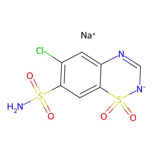 Chlorothiazide sodium,7085-44-1,阿拉丁产品图