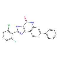 2-(2-chloro-6-fluorophenyl)-7-phenyl-3,5-dihydroimidazo[4,5-c]quinolin-4-one，Moligand™，阿拉丁