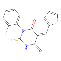 (5Z)-1-(2-fluorophenyl)-2-sulfanylidene-5-(thiophen-2-ylmethylidene)-1,3-diazinane-4,6-dione,Moligand™,阿拉丁