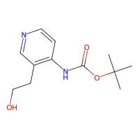 (3-(2-羟乙基)吡啶-4-基)氨基甲酸叔丁酯，219834-80-7，≥95%，阿拉丁