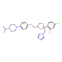 Terconazole,67915-31-5,10mM in DMSO,阿拉丁