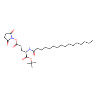 N-棕榈酰-L-谷氨酸1-叔丁基5-(N-琥珀酰亚胺)酯，204521-63-1，≥96%，阿拉丁