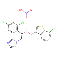 Sertaconazole nitrate，99592-39-9，10mM in DMSO，阿拉丁