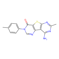 13-amino-11-methyl-5-(4-methylphenyl)-8-thia-3,5,10,12-tetraazatricyclo[7.4.0.0^{2,7}]trideca-1(13),2(7),3,9,11-pentaen-6-one，Moligand™，阿拉丁