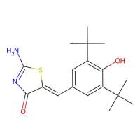 (5Z)-2-Amino-5-[(4-hydroxy-3,5-ditert-butyl-phenyl)methylidene]-1,3-thiazol-4-one，阿拉丁