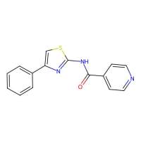 N-(4-phenyl-1,3-thiazol-2-yl)pyridine-4-carboxamide,5245-66-9,阿拉丁