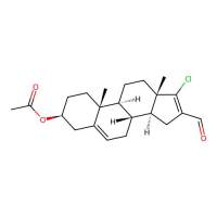 (3S,8R,9S,10R,13S,14S)-17-chloro-16-formyl-10,13-dimethyl-2,3,4,7,8,9,10,11,12,13,14,15-dodecahydro-1H-cyclopenta[a]phenanthren-3-yl acetate，1865-56-1，阿拉丁