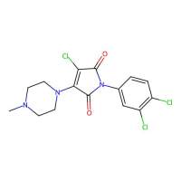 3-Chloro-1-(3,4-dichlorophenyl)-4-(4-methylpiperazin-1-yl)pyrrole-2,5-dione,370572-36-4,阿拉丁