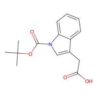 2-(1-(叔-丁氧羰基)-1H-吲哚-3-基)乙酸，128550-08-3，≥95%，阿拉丁