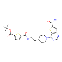 tert-butyl 5-[2-[1-(6-carbamoylthieno[3,2-d]pyrimidin-4-yl)piperidin-4-yl]ethylcarbamoyl]thiophene-2-carboxylate，Moligand™，阿拉丁