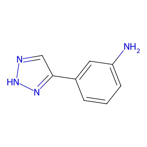 3-(2H-1,2,3-triazol-4-yl)aniline,876343-39-4,阿拉丁产品图