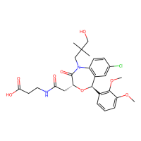 3-{2-[(3R,5S)-7-chloro-5-(2,3-dimethoxyphenyl)-1-(3-hydroxy-2,2-dimethylpropyl)-2-oxo-1,2,3,5-tetrahydro-4,1-benzoxazepin-3-yl]acetamido}propanoic acid，Moligand™，阿拉丁