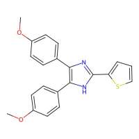 4,5-bis(4-methoxyphenyl)-2-thiophen-2-yl-1H-imidazole,阿拉丁