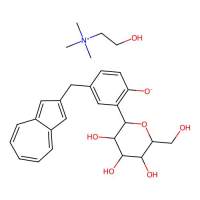 D-Glucitol, 1,5-anhydro-1-C-(5-(2-azulenylmethyl)-2-hydroxyphenyl)-, (1S)-, (2-hydroxyethyl)trimethylammonium (1:1) salt,918802-70-7,阿拉丁