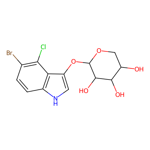 5-溴-4-氯-3-吲哚基β-D-吡喃吡喃糖苷,207606-55-1,≥98%,阿拉丁产品图