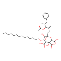 (6R,7R)-1-[(4S,5R)-4-(acetyloxy)-5-benzyl-3-methylidenehexyl]-4,7-dihydroxy-6-(tetradecyloxy)-2,8-dioxabicyclo[3.2.1]octane-3,4,5-tricarboxylic acid，Moligand™，阿拉丁