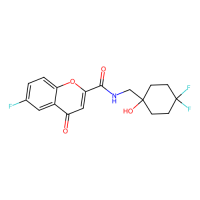 N-[(4,4-difluoro-1-hydroxycyclohexyl)methyl]-6-fluoro-4-oxochromene-2-carboxamide，Moligand™，阿拉丁