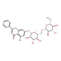 白杨素-7-O-龙胆二糖苷,88640-89-5,98%,阿拉丁