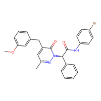 (2R)-N-(4-bromophenyl)-2-{5-[(3-methoxyphenyl)methyl]-3-methyl-6-oxo-1,6-dihydropyridazin-1-yl}-2-phenylacetamide，Moligand™，阿拉丁