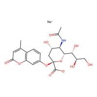 2'-（4-甲基伞形酮）-α;-（4-甲基伞形酮）-α- D - N -乙酰神经氨酸 钠盐 水合物，76204-02-9，BioReagent, 适用于荧光分析, ≥96.5%(HPLC)，阿拉丁
