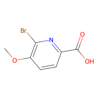 6-溴-5-甲氧基-2-羧酸吡啶，54232-43-8，≥97%，阿拉丁