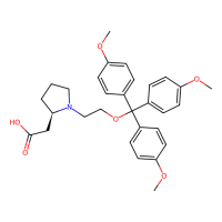 2-[(2R)-1-{2-[tris(4-methoxyphenyl)methoxy]ethyl}pyrrolidin-2-yl]acetic acid，Moligand™，阿拉丁