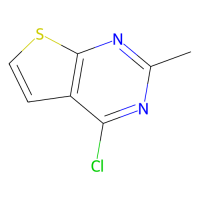 4-chloro-2-methylthieno[2,3-d]pyrimidine，56843-79-9，97%，阿拉丁
