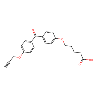 5-(4-(4-(丙-2-炔-1-丙氧基)苯并yl)苯氧基)戊酸酸，2140866-79-9，≥95%，阿拉丁