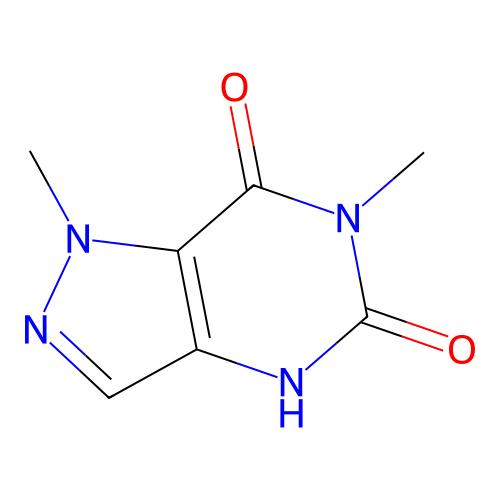 1,6-dimethyl-1H,4H,5H,6H,7H-pyrazolo[4,3-d]pyrimidine-5,7-dione，56536-24-4，阿拉丁产品图