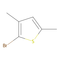 2-溴-3,5-二甲基噻吩,172319-76-5,含有碳酸氢钠作为稳定剂,96%,阿拉丁