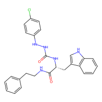 (2R)-2-[[(4-chlorophenyl)amino]carbamoylamino]-3-(1H-indol-3-yl)-N-(2-phenylethyl)propanamide，Moligand™，阿拉丁