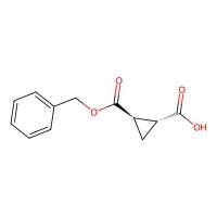 1,2-Cyclopropanedicarboxylic acid, mono(phenylmethyl) ester, trans-trans-2-[(benzyloxy)carbonyl]cyclopropane-1-carboxylic acid，53229-64-4，阿拉丁