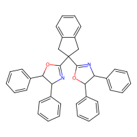 (4R,4'R,5S,5'S)-2,2'-(1,3-二氢-2H-茚满-2-亚烷基)双[4,5-二氢-4,5-二苯基噁唑]，1656253-81-4，≥98%，阿拉丁