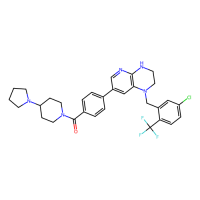[4-[1-[[5-chloro-2-(trifluoromethyl)phenyl]methyl]-3,4-dihydro-2H-pyrido[2,3-b]pyrazin-7-yl]phenyl]-(4-pyrrolidin-1-ylpiperidin-1-yl)methanone，Moligand™，阿拉丁