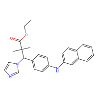 ethyl 3-imidazol-1-yl-2,2-dimethyl-3-[4-(naphthalen-2-ylamino)phenyl]propanoate，Moligand™，阿拉丁
