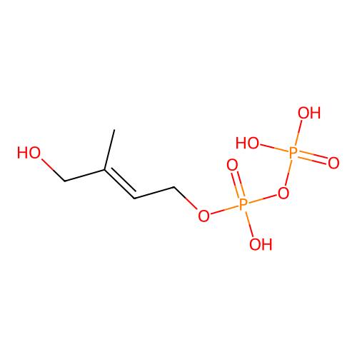 (2E)-4-hydroxy-3-methylbut-2-en-1-yl trihydrogen diphosphate,阿拉丁产品图
