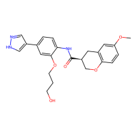 (3S)-N-[2-(3-hydroxypropoxy)-4-(1H-pyrazol-4-yl)phenyl]-6-methoxy-3,4-dihydro-2H-1-benzopyran-3-carboxamide，Moligand™，阿拉丁