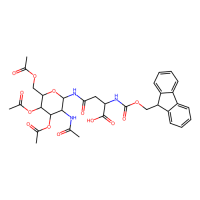 Fmoc-L-Asn((Ac)3-β-D-GlcNAc)-OH,131287-39-3,≥98%,阿拉丁