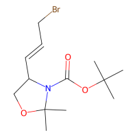 tert-butyl (4R)-4-[(E)-3-bromoprop-1-enyl]-2,2-dimethyl-oxazolidine-3-carboxylate，142573-55-5，97%，阿拉丁