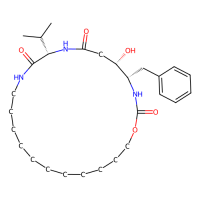 (4S,5S,9S)-4-Benzyl-5-hydroxy-9-isopropyl-1-oxa-3,8,11-triazacyclodocosane-2,7,10-trione，Moligand™，阿拉丁