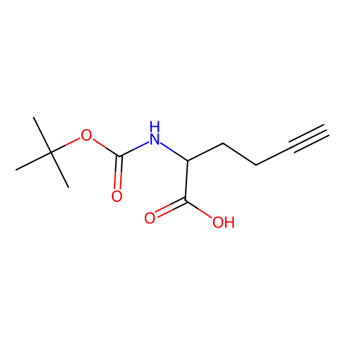 (R)-2-(Boc-氨基)-5-己炔酸,1217464-82-8,≥96% (HPLC),阿拉丁产品图