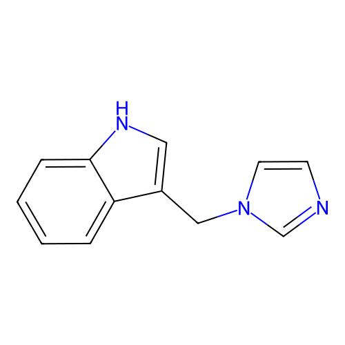 1H-Indole, 3-(1H-imidazol-1-ylmethyl)-，19714-15-9，阿拉丁产品图
