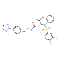 2-[(2R)-1-(3,4-dichlorophenyl)sulfonyl-3-oxo-2,4-dihydroquinoxalin-2-yl]-N-[2-[4-(4,5-dihydro-1H-imidazol-2-yl)phenyl]ethyl]acetamide，Moligand™，阿拉丁