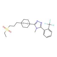 4H-1,2,4-Triazole, 3-(4-(3-(ethylsulfonyl)propyl)bicyclo(2.2.2)oct-1-yl)-4-methyl-5-(2-(trifluoromethyl)phenyl)-,719272-79-4,阿拉丁