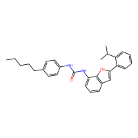 1-(4-pentylphenyl)-3-[2-(2-propan-2-ylphenyl)-1-benzofuran-7-yl]urea，Moligand™，阿拉丁